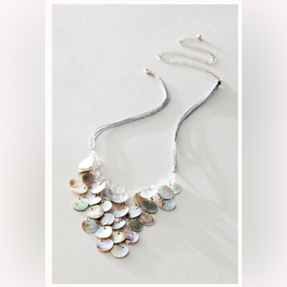 Free People beautiful choker in abalone. - Picture 2 of 2
